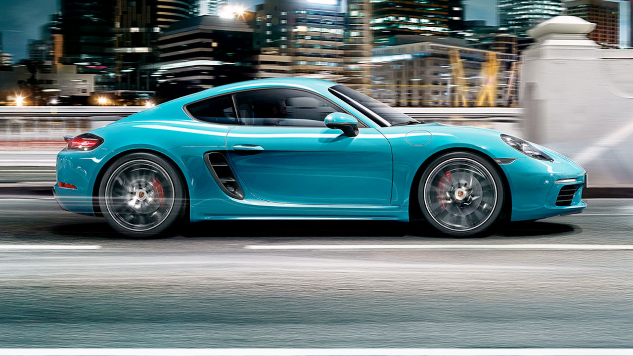 瞬间加速保时捷718caymans运动模式