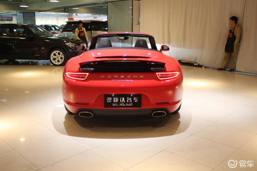 【保时捷9112012款carrera cabriolet正车尾汽车图片