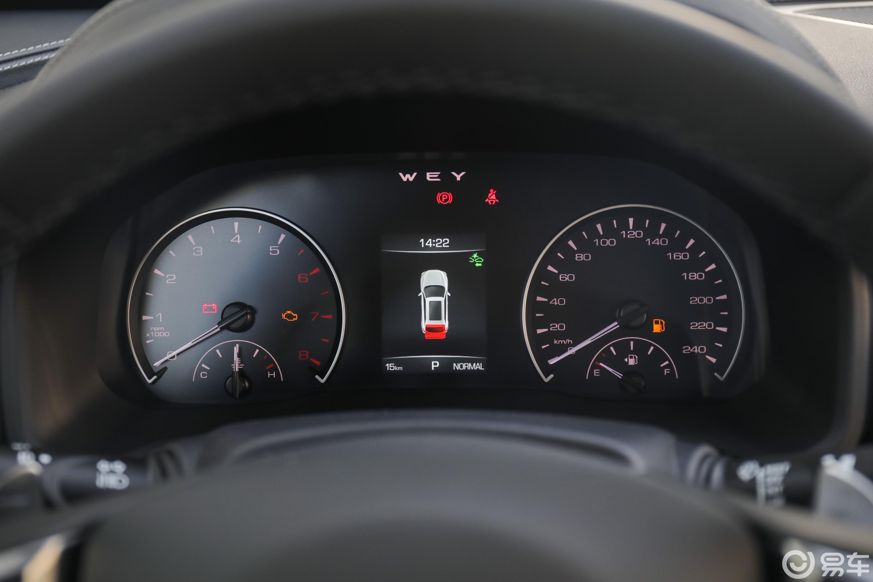 【wey vv52020款1.5t 双离合 颜先锋仪表盘汽车图片