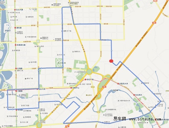 160路:太阳城—净月潭,配车26台,平均发车间隔时间“8分钟&