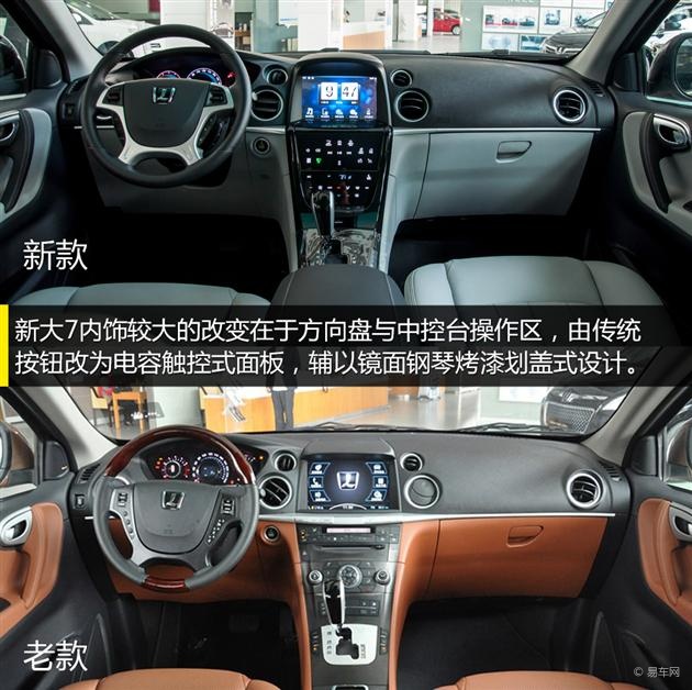 实拍新纳智捷大7 suv 内饰科技 动力延续