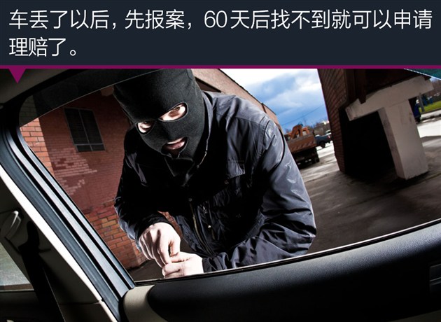 冷门车险细则 车损\/乘员\/全车盗抢险|盗抢险|第