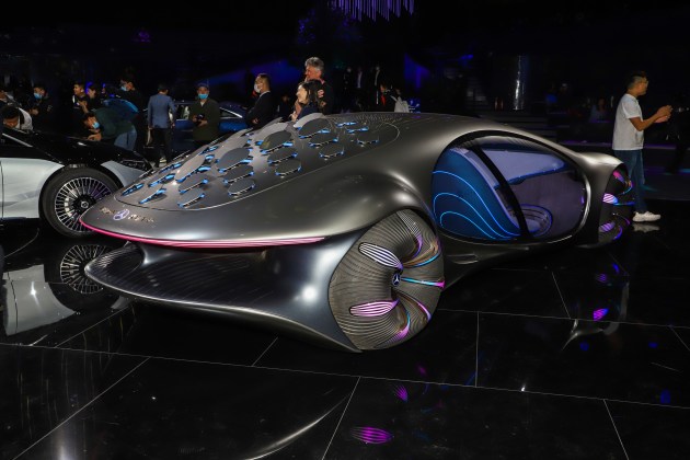 2021上海车展出行灵感天外来奔驰visionavtr概念车实拍