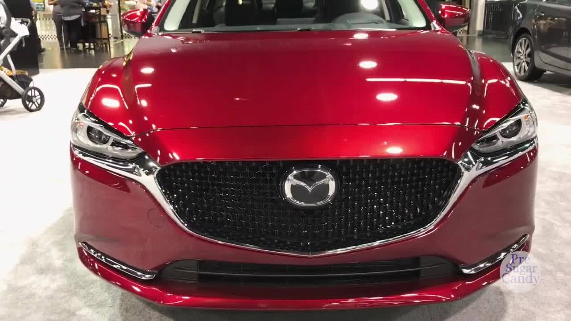 2020款mazda6车型魂动红配色!