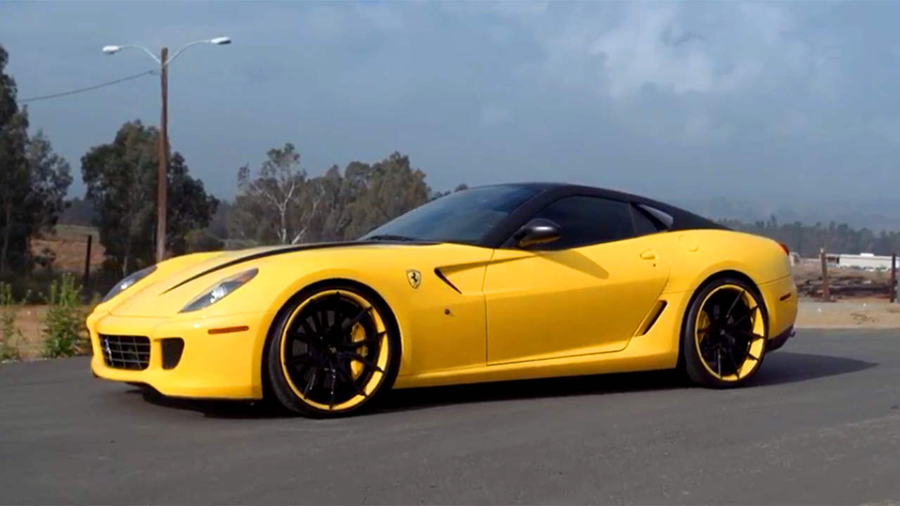 改装版法拉利599gtb全黑内饰帅气逼人