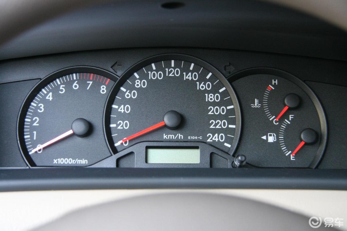 【花冠2007款经典版 mt仪表盘汽车图片-汽车图片大全】-易车