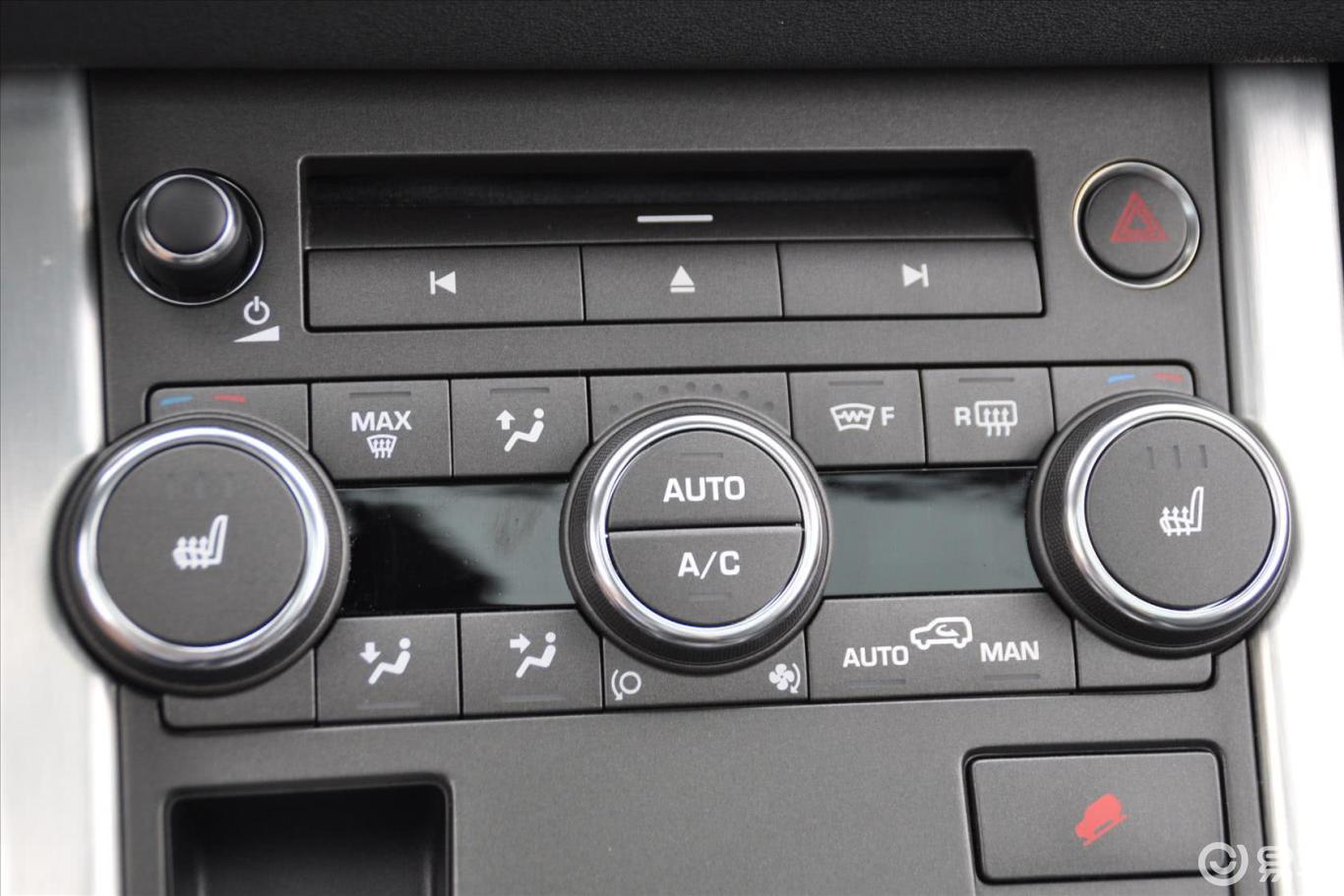 中控台空调控制键