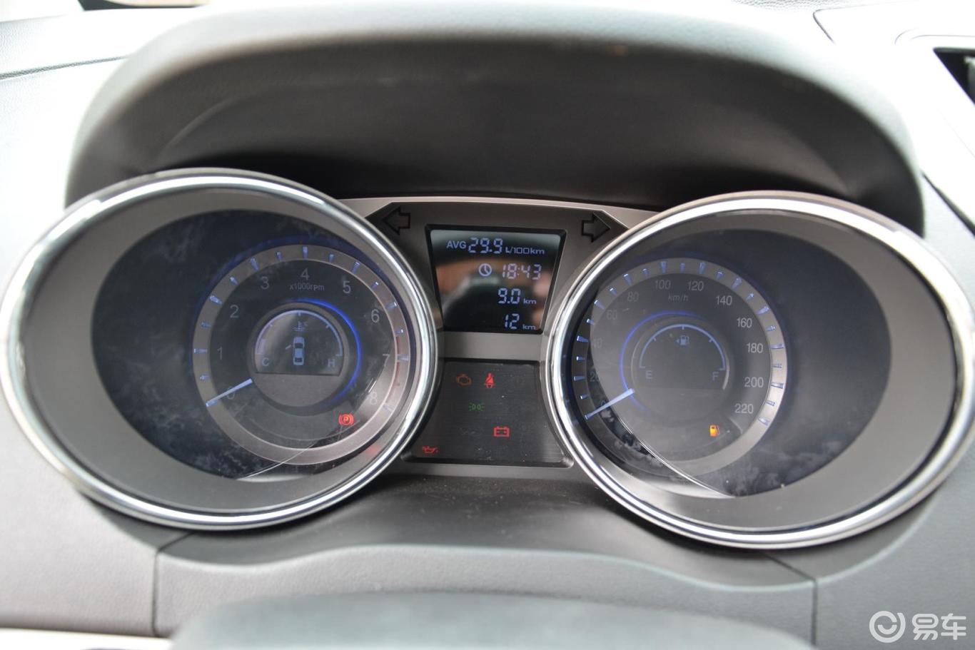 仪表盘背光显示