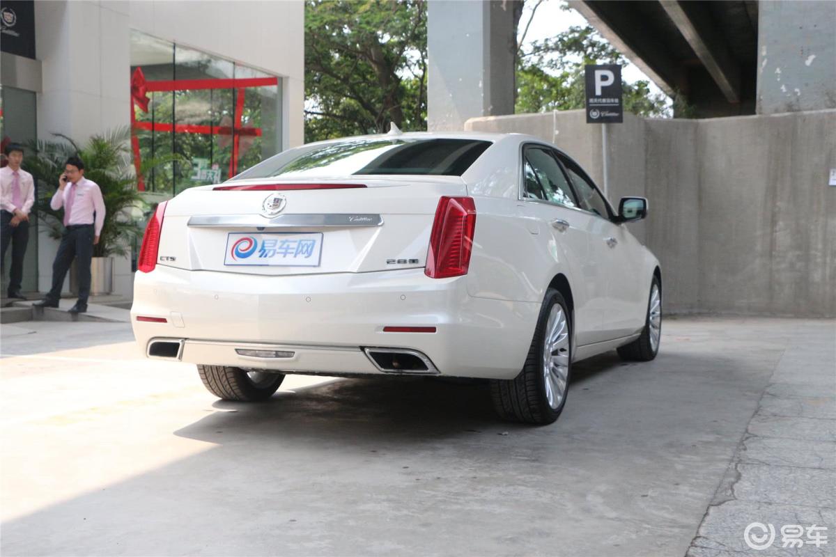 【凯迪拉克cts2014款28t 领先型侧后45度车头向右水平汽车图片-汽车