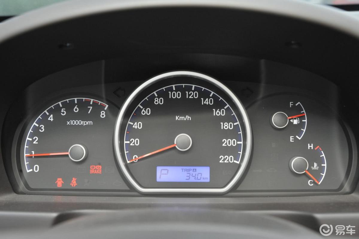 【悦动2011款1.6l gl 自动仪表盘汽车图片-汽车图片大全】-易车