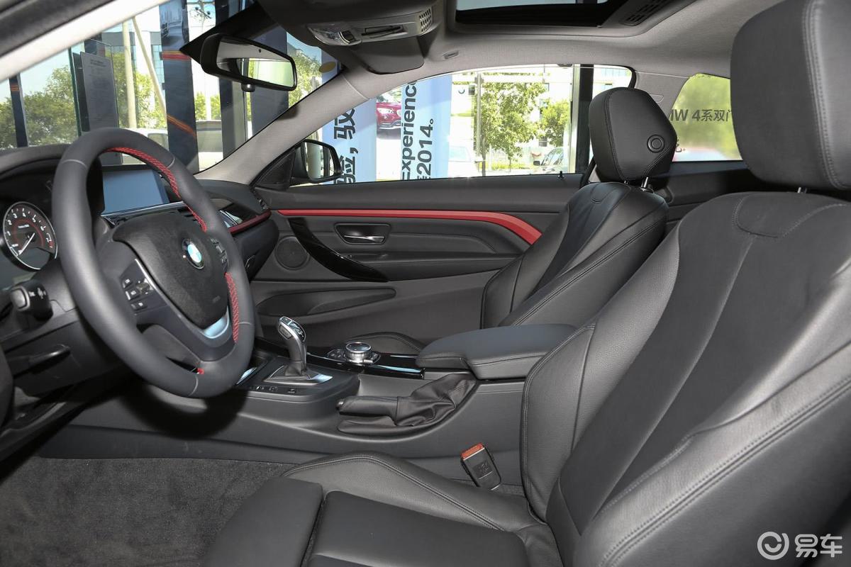 【宝马4系2014款双门轿跑车 428i 运动设计套装前排空间汽车图片-汽车