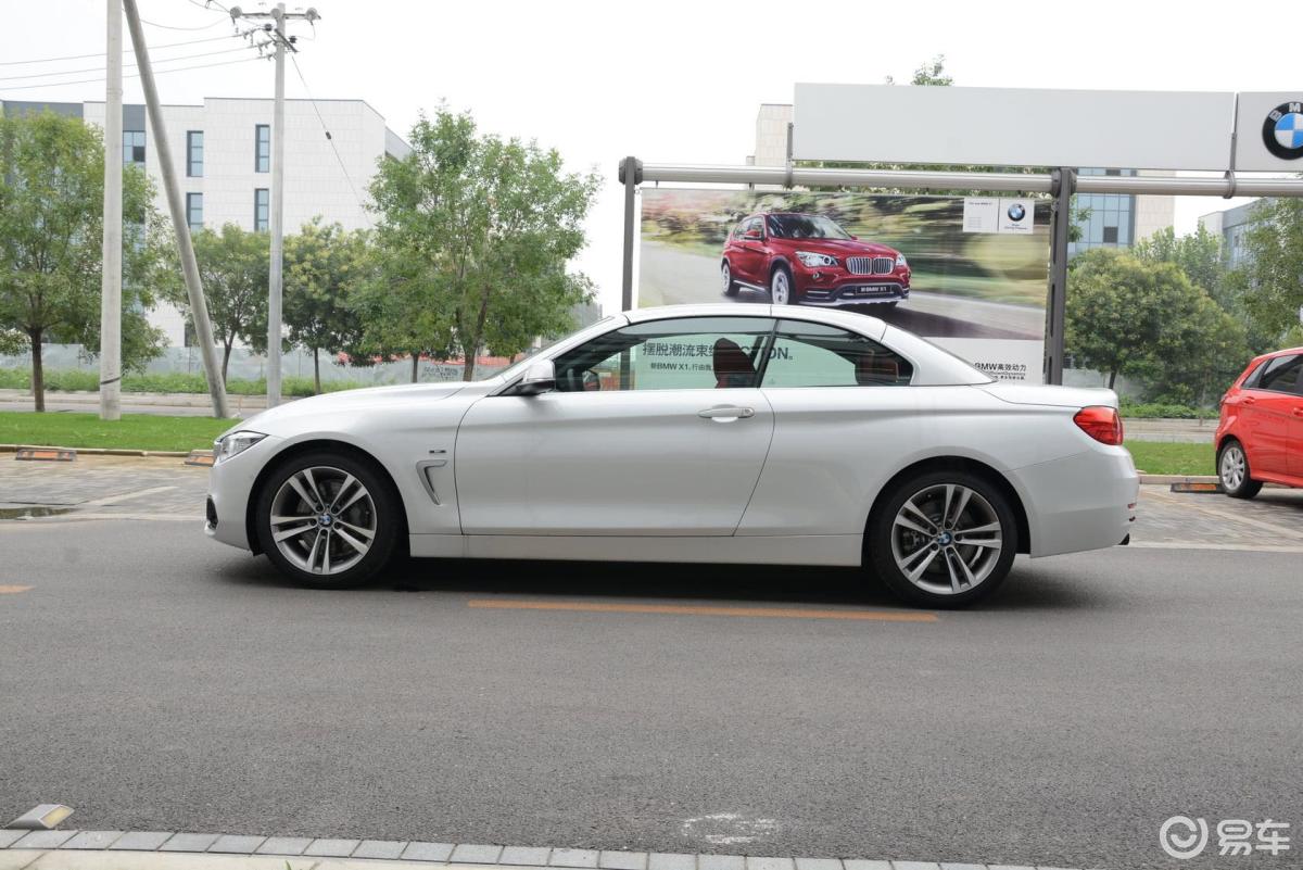 【宝马4系2014款敞篷轿跑车 435i 运动设计套装正侧车头向左水平汽车