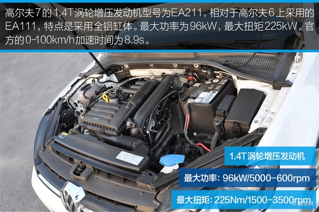 4t涡轮增压发动机型号ea211,相比高尔夫6上采用的ea111,最大区别是