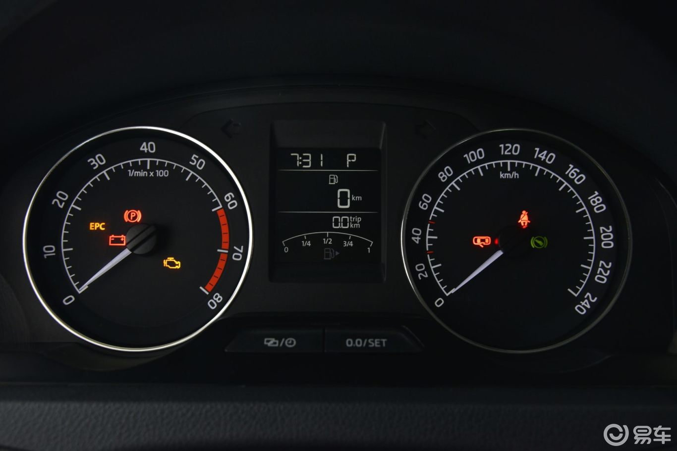 仪表盘背光显示