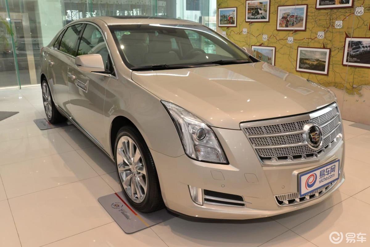 【凯迪拉克xts2014款28t 铂金型侧前45度车头向右水平汽车图片-汽车
