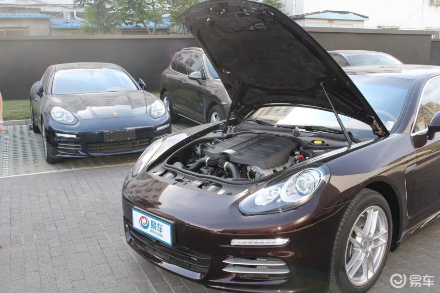 保时捷panamera 发动机盖开启图
