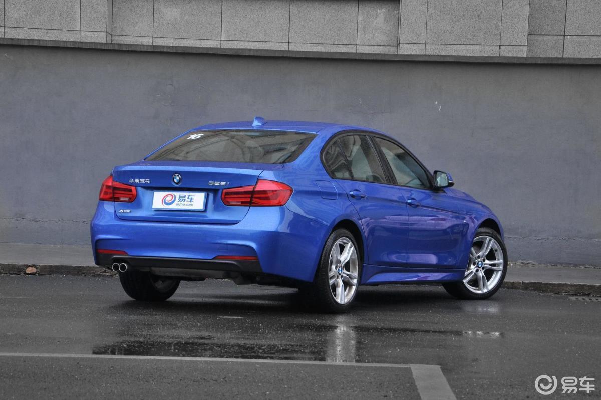 【宝马3系2016款328i xdrive m 运动型侧后45度车头向右水平汽车图片