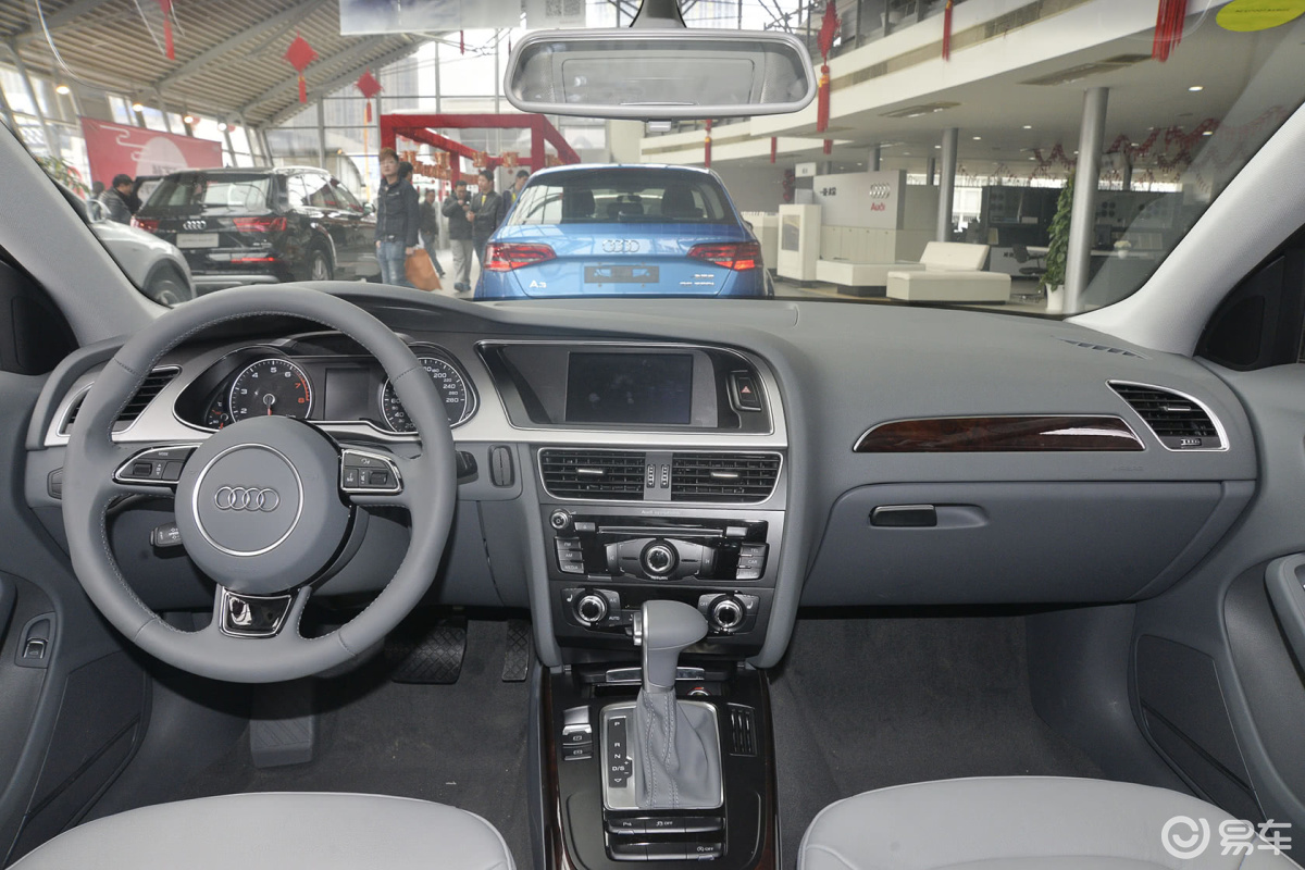【奥迪a4l2015款35 tfsi 自动 舒适型内饰全景正拍汽车图片-汽车图片
