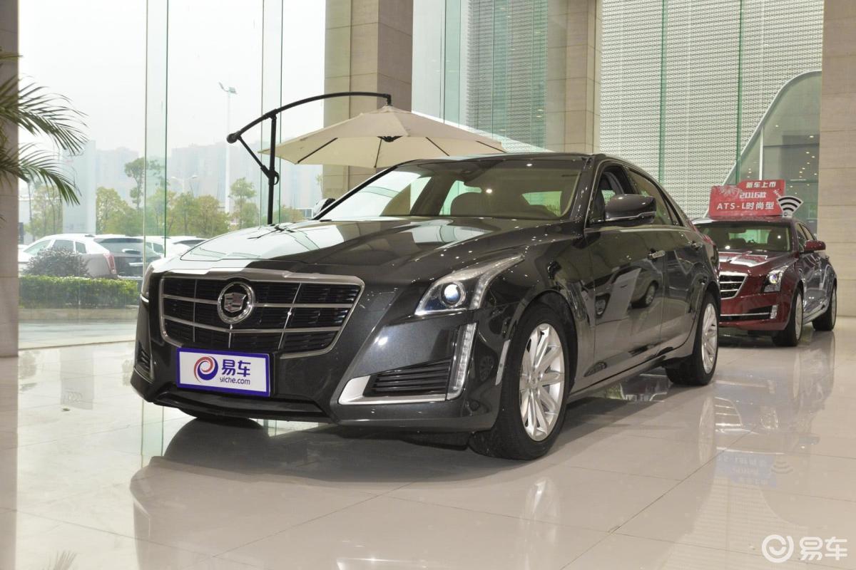 【凯迪拉克cts2014款28t 豪华型侧前45度车头向左水平汽车图片-汽车