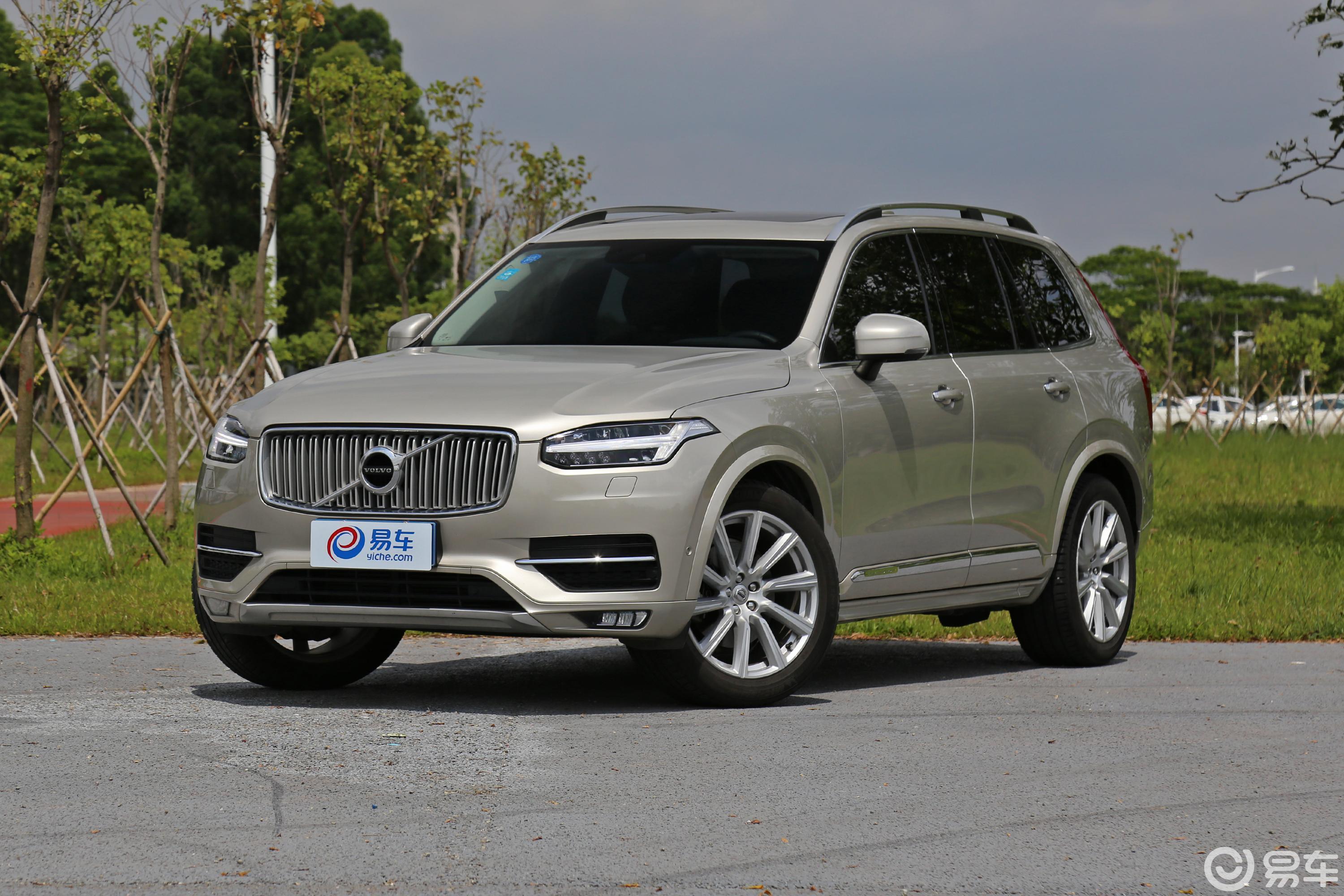 【沃尔沃xc902017款t6 智雅版 5座侧前45度车头向左水平汽车图片-汽车