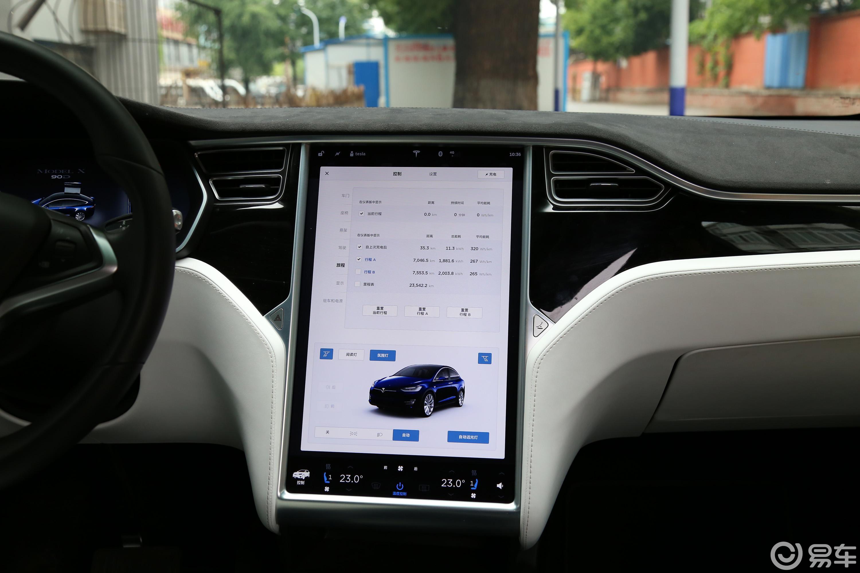 【model x2016款90d内饰汽车图片-汽车图片大全】-易车