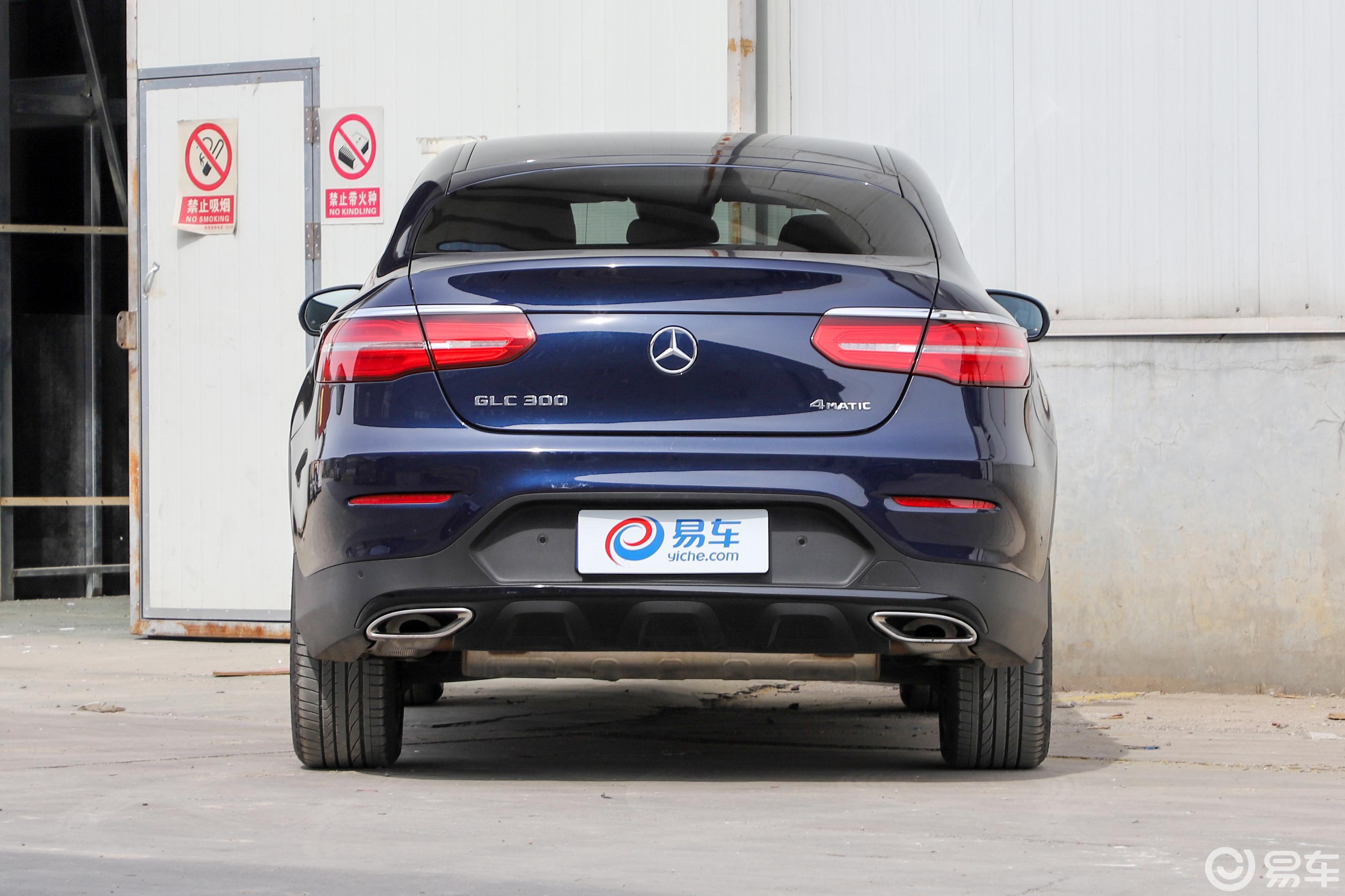 【奔驰glc(进口)2017款glc 300 4matic 轿跑suv正后水平汽车图片-汽车