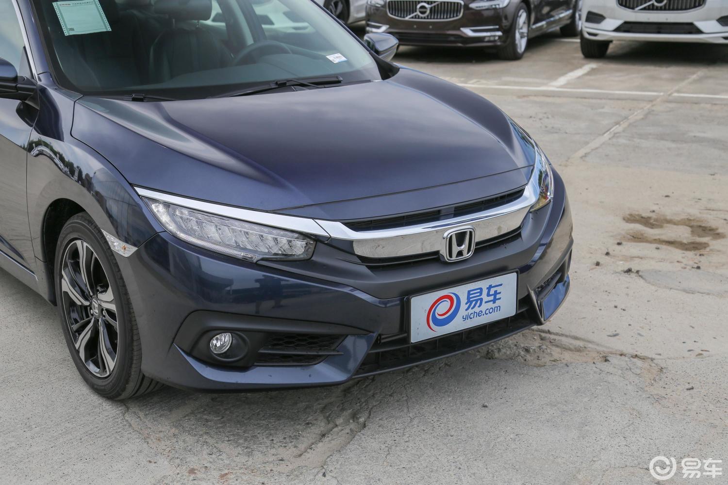 【思域2016款220turbo cvt 尊贵版侧后45度车头向右水平汽车图片-汽车