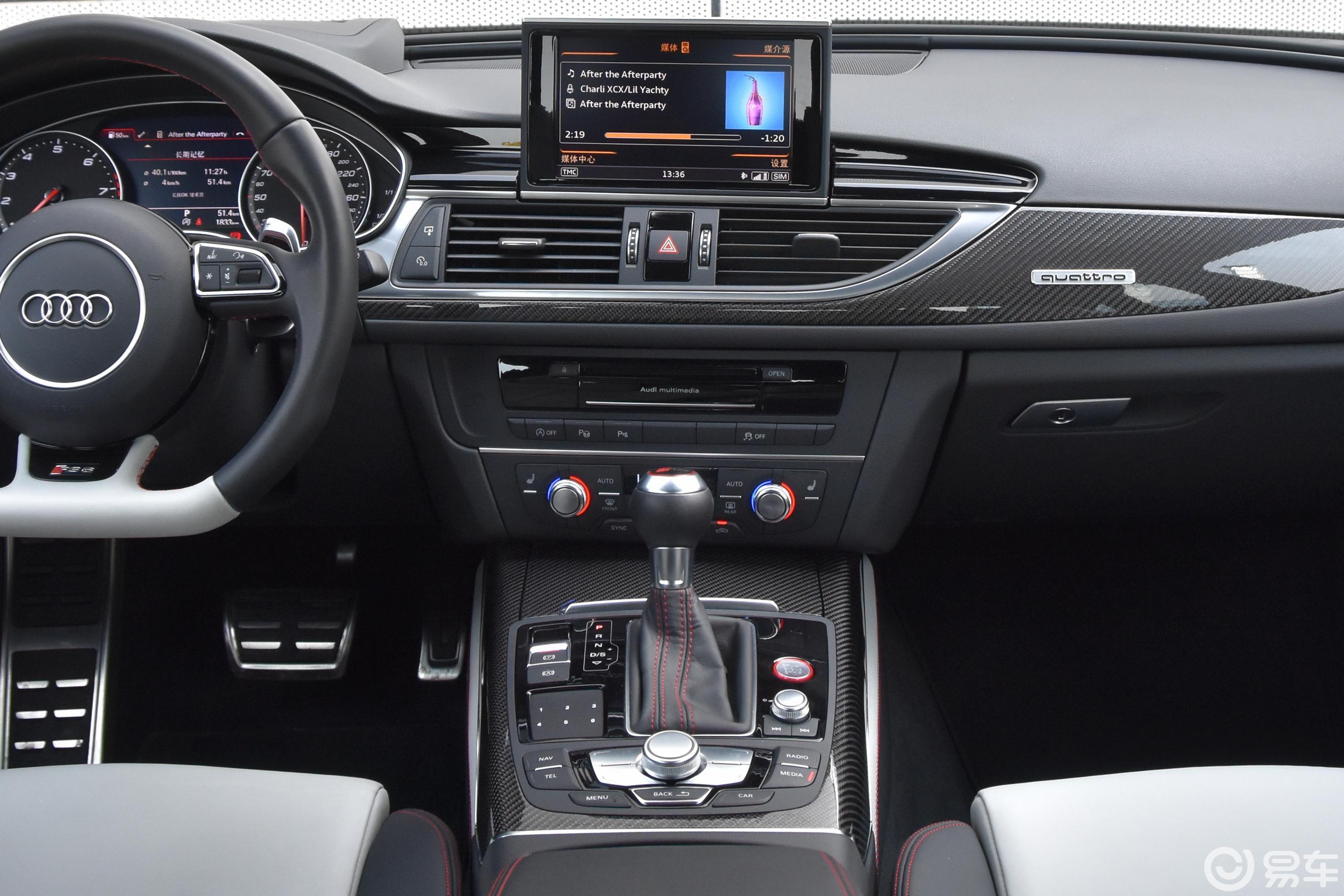 【奥迪rs 62016款4.0t avant中控台整体汽车图片-汽车图片大全】-易车