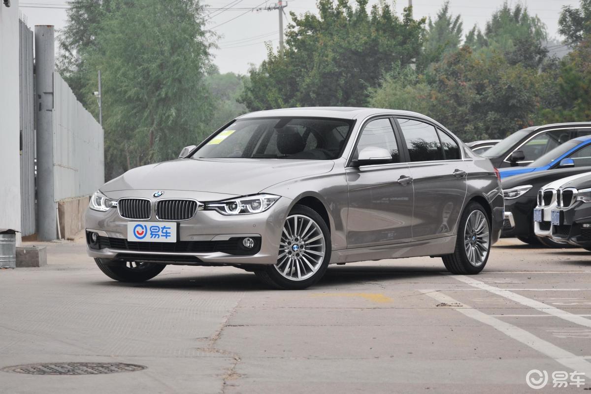【宝马3系2019款320li 时尚版侧前45度车头向左水平汽车图片-汽车图片