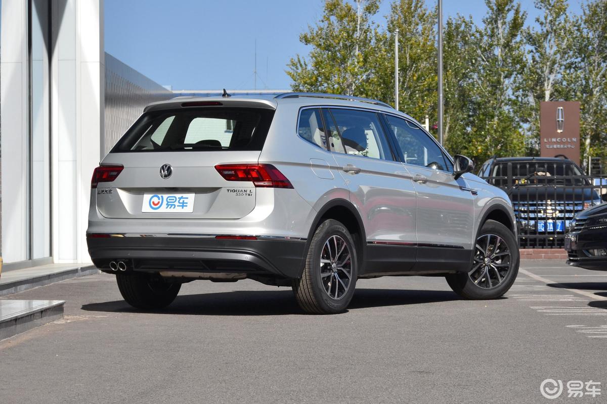 【途观l2018款330tsi 双离合 两驱 豪华版侧后45度车头向右水平汽车