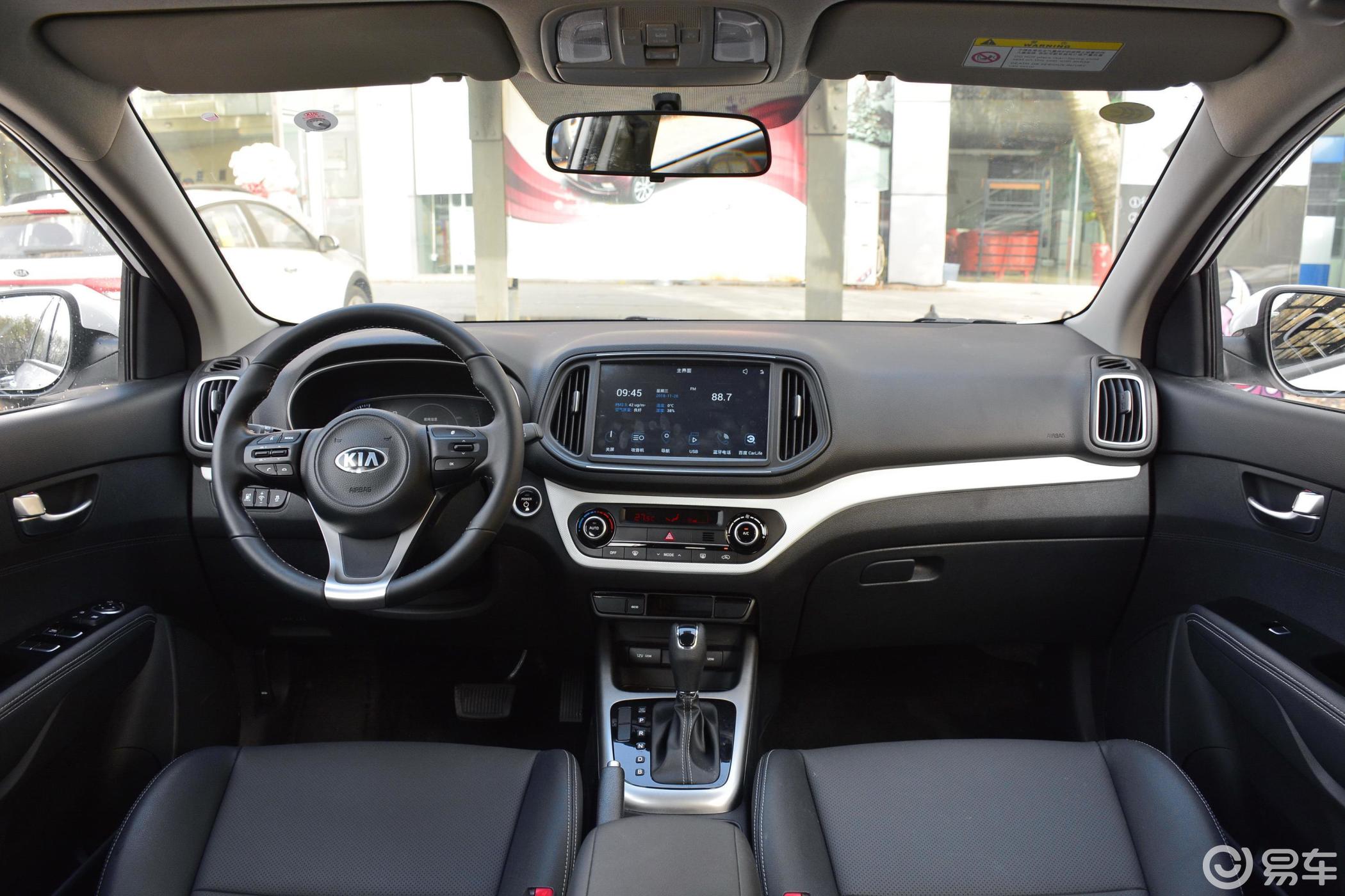 【起亚kx3 ev2019款基本版内饰全景正拍汽车图片-汽车图片大全】-易车