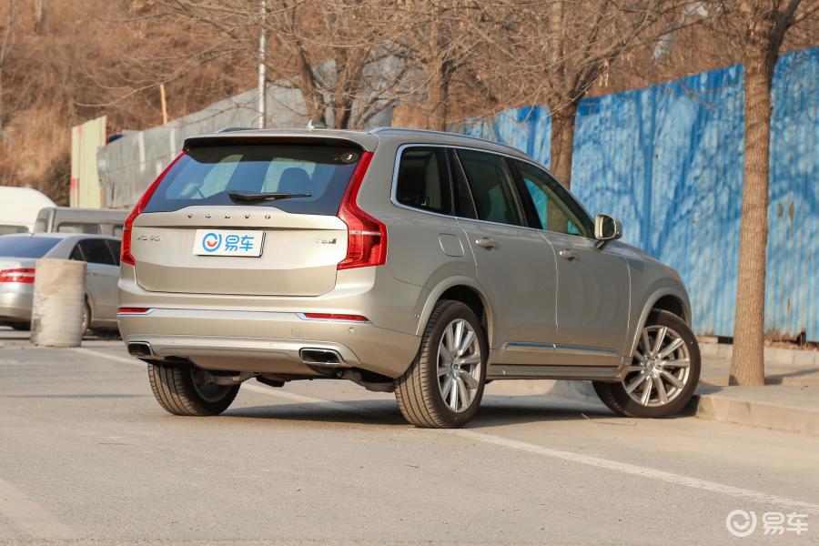 【沃爾沃xc902019款t6 智尊版 7座側後45度車頭向右水平汽車圖片-汽車