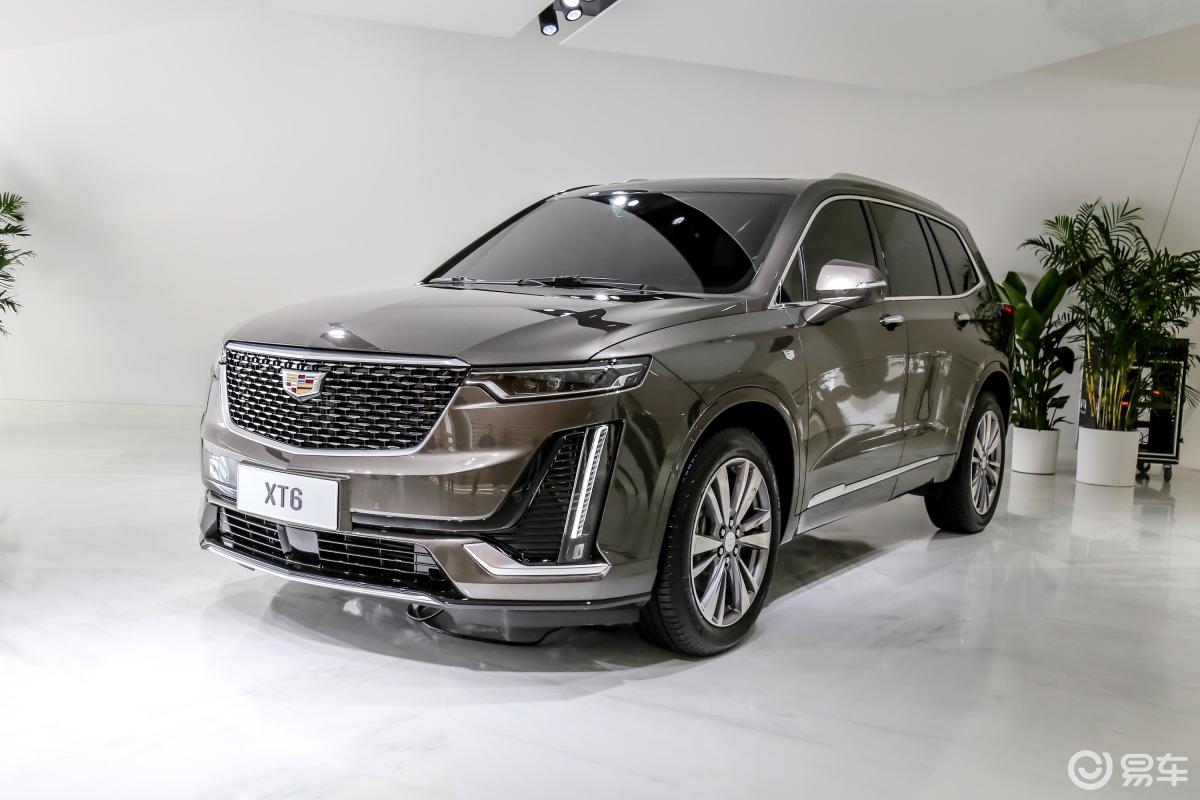 【凯迪拉克xt62020款28t 四驱 豪华型 6座侧前45度车头向左水平汽车