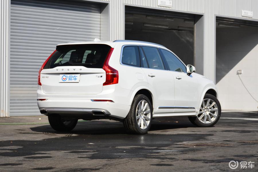 【沃尔沃xc902019款t6 智逸版 7座侧后45度车头向右水平汽车图片-汽车