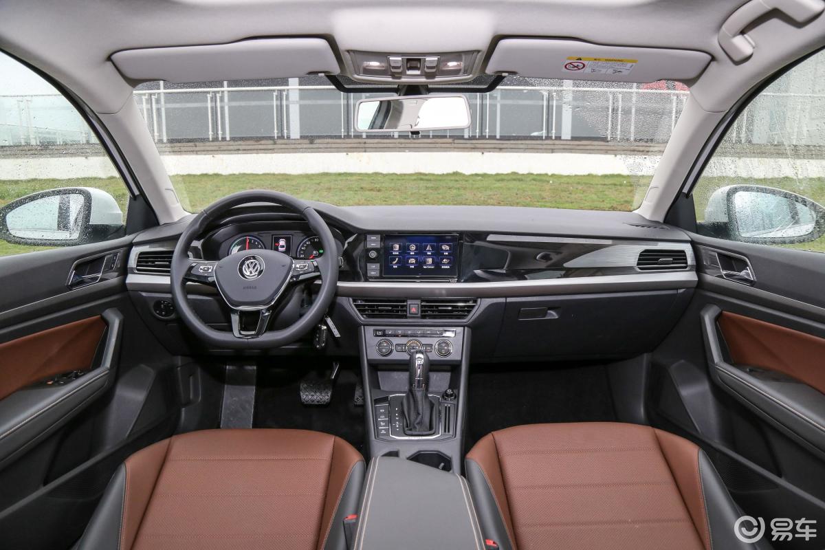 【朗逸纯电2019款优享版内饰全景正拍汽车图片-汽车图片大全】-易车