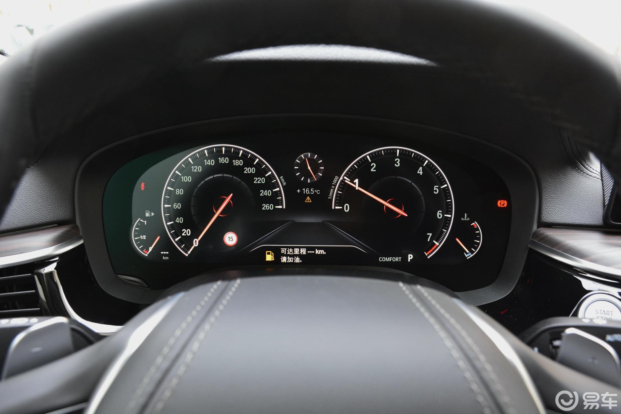 【宝马5系2019款540li 行政版仪表盘汽车图片-汽车图片大全】-易车