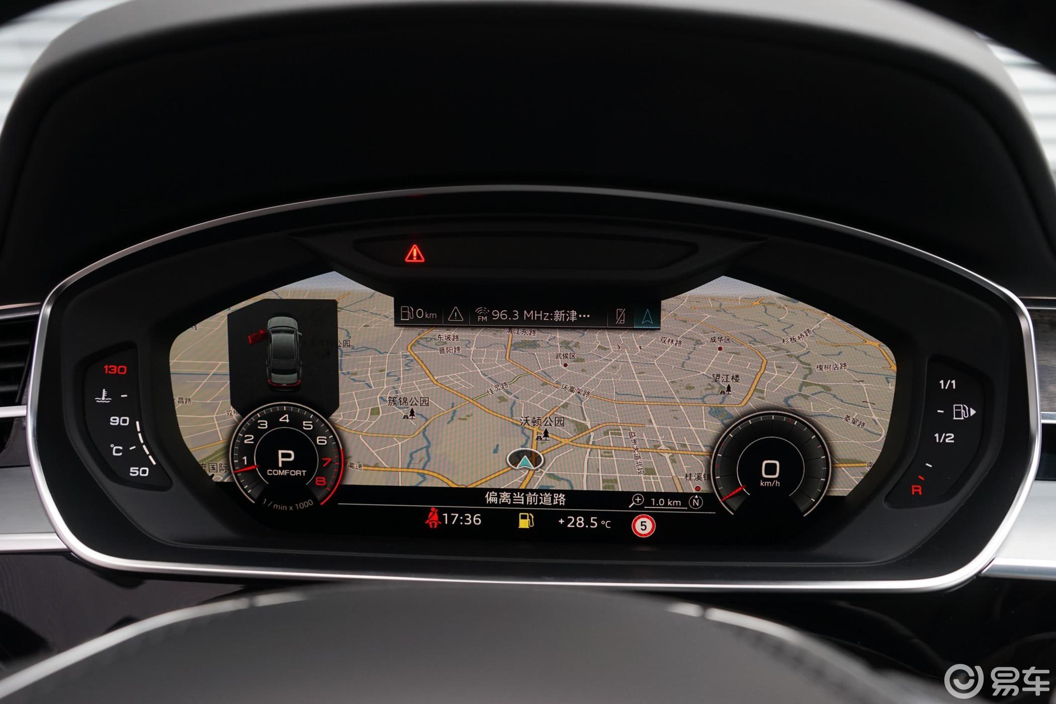 【奥迪a8l2019款plus 55 tfsi quattro 尊贵型仪表盘汽车图片-汽车