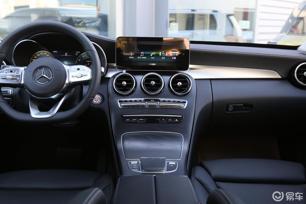 【奔驰c级2020款c 260 l 运动版中控台整体汽车图片-汽车图片大全】