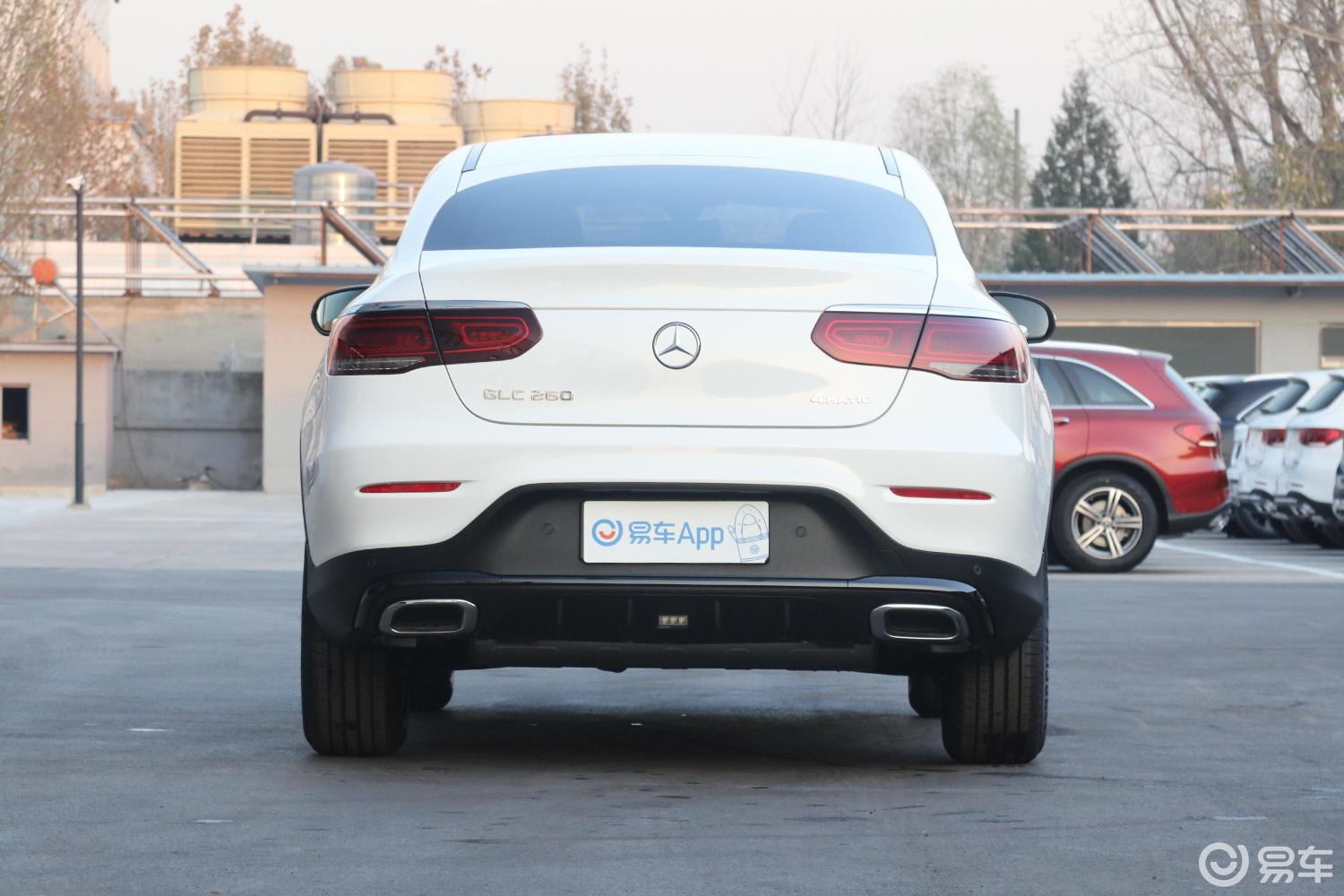 【奔驰glc(进口)2020款glc 260 4matic 轿跑suv正后水平汽车图片-汽车