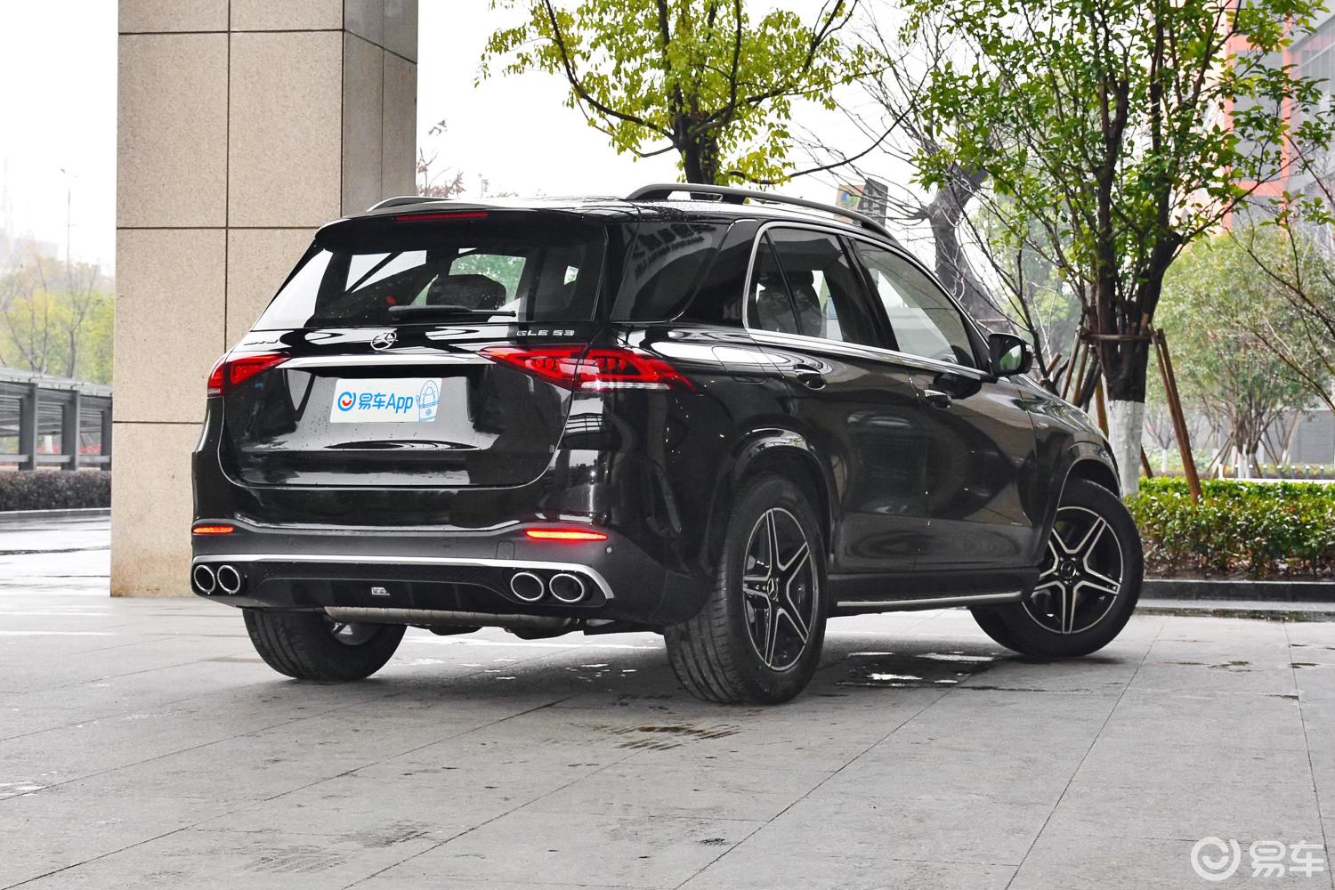 【奔驰gle amg2020款gle 53 4matic 侧后45度车头向右水平汽车图片