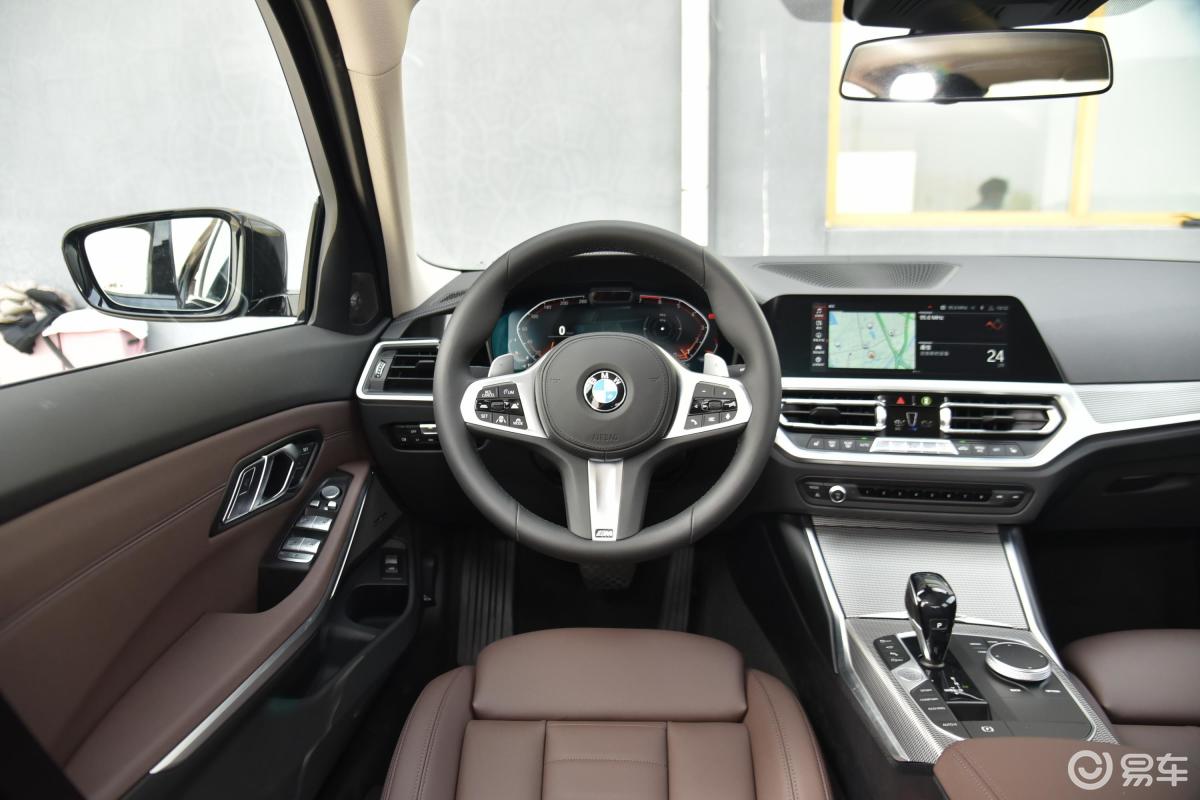 【宝马3系2020款330i m运动曜夜套装驾驶位区域汽车图片-汽车图片大全