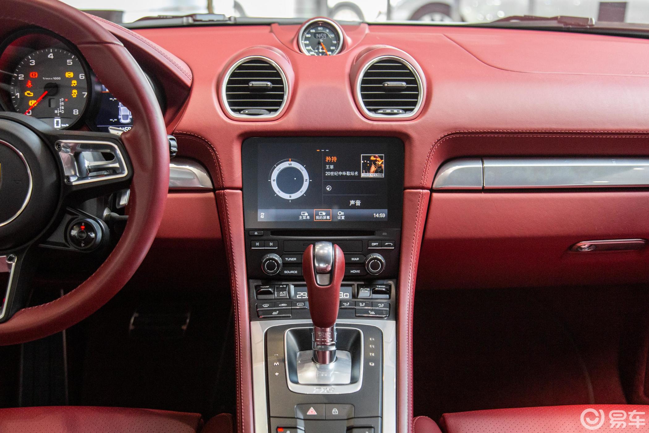 【保时捷7182018款cayman s中控台整体汽车图片-汽车图片大全】-易车