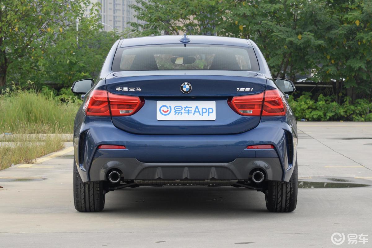 【宝马1系2021款125i m运动曜夜版正后水平汽车图片-汽车图片大全】