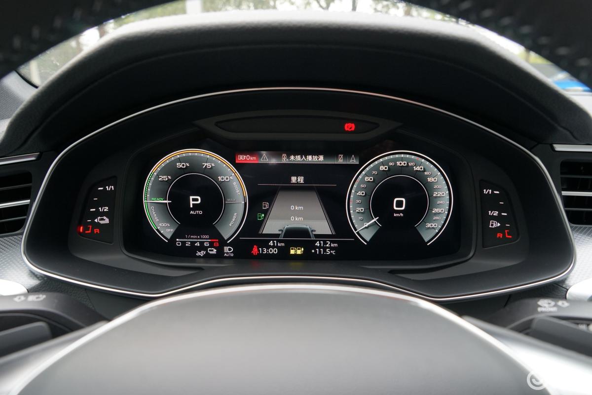 【奥迪a6l 插电混动2021款55 tfsie quattro仪表盘汽车图片-汽车图片