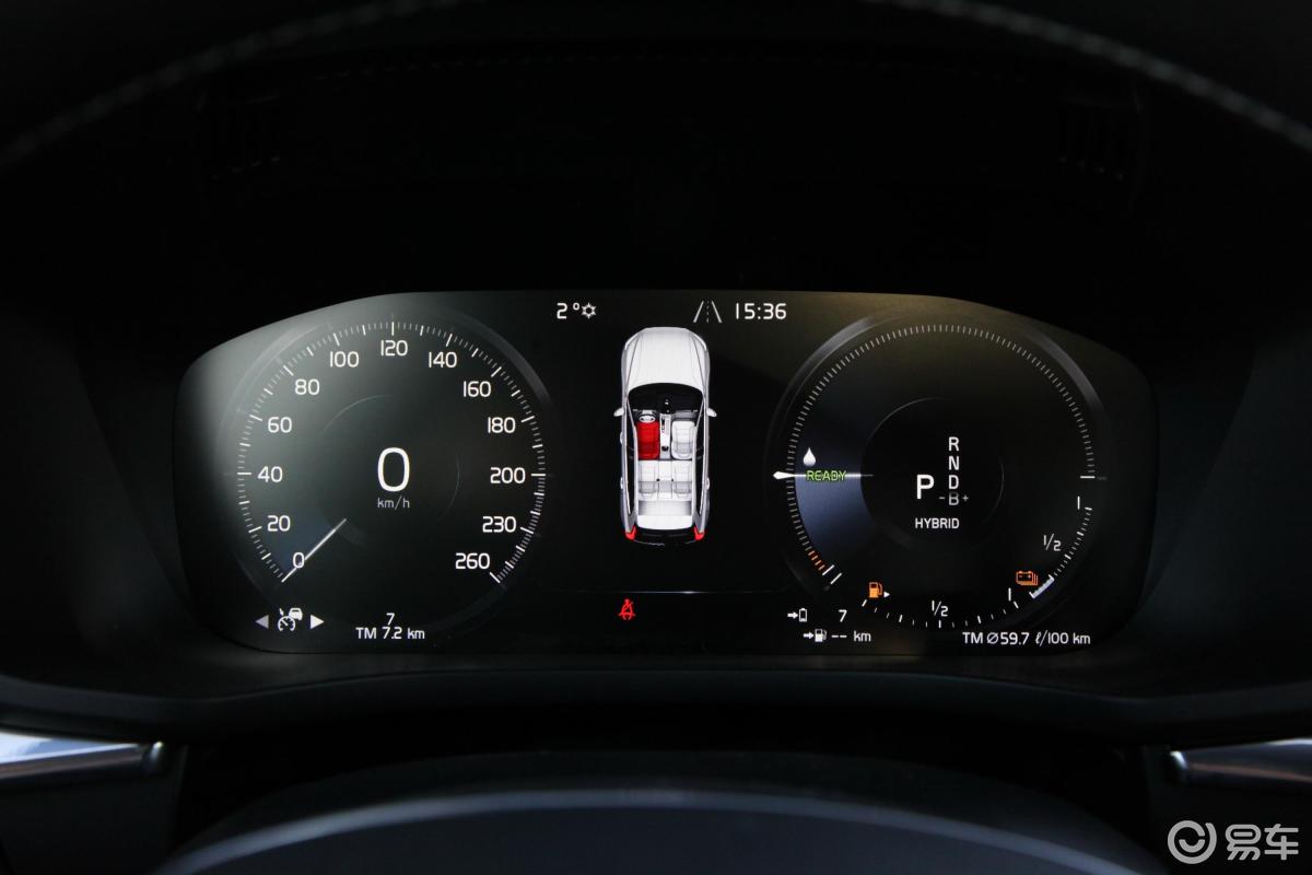 【沃尔沃xc60 插电混动2021款t8 智远运动版仪表盘汽车图片-汽车图片