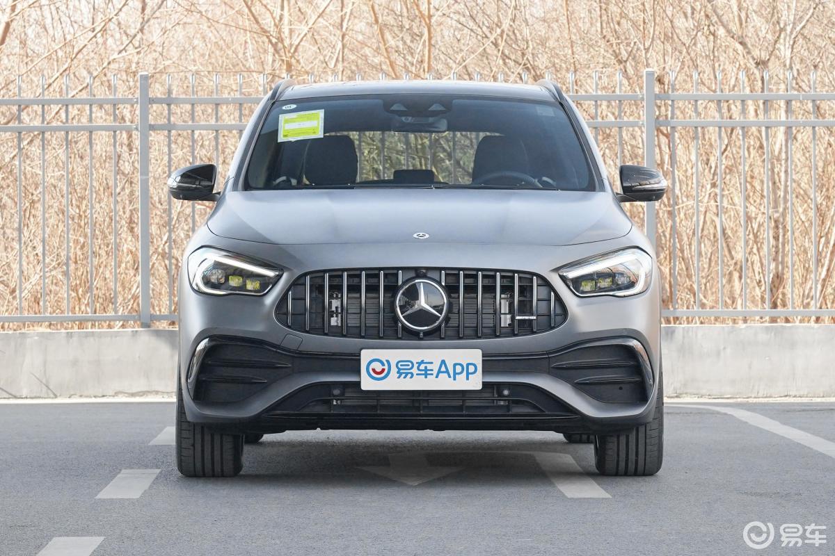 【奔馳gla amg2021款amg gla 35 4matic正前水平汽車圖片-汽車圖片