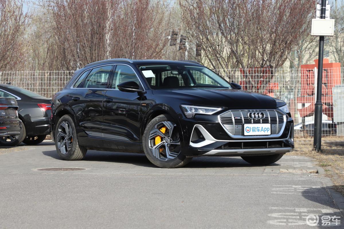 【奥迪e-tron2021款顶配版侧前45度车头向右水平汽车图片-汽车图片