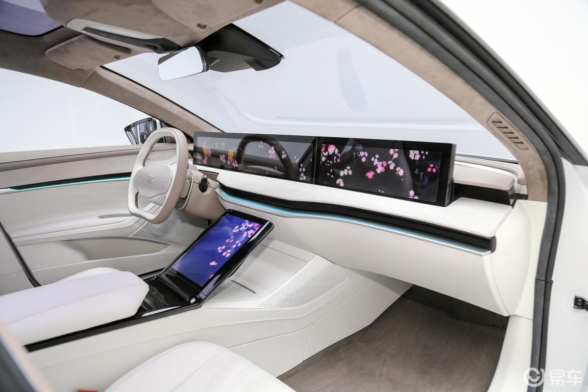 【智己l72021款天使轮版内饰全景副驾驶员方向汽车图片-汽车图片大全