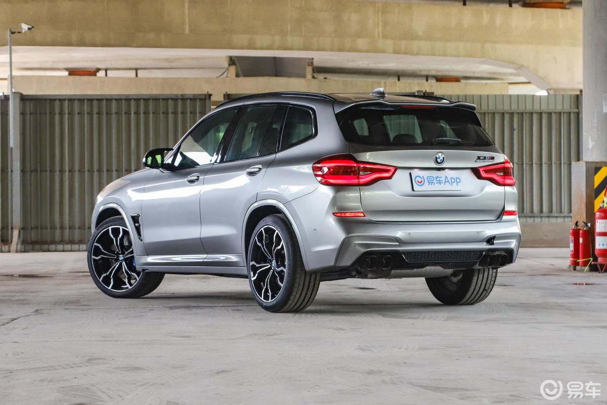 【宝马x3 m2021款x3 m 雷霆版侧后45度车头向左水平汽车图片-汽车图片