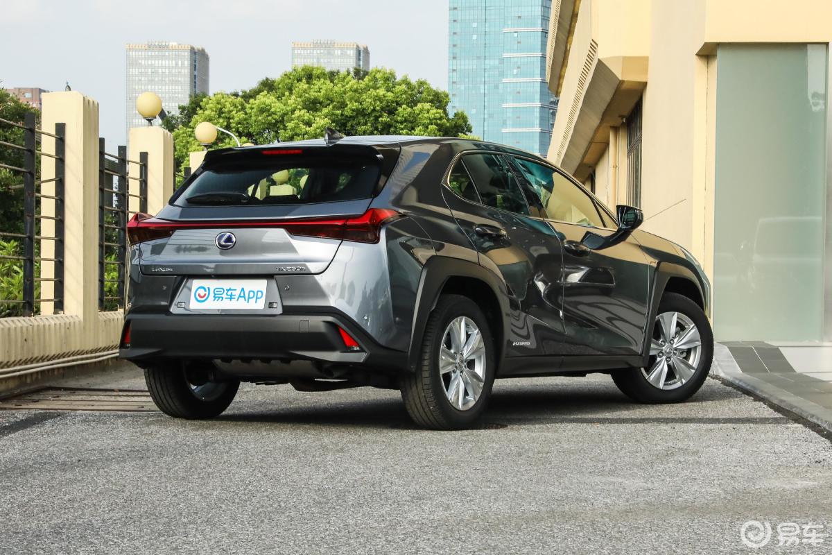 【雷克萨斯ux2020款260h 探·趣版侧后45度车头向右水平汽车图片-汽车
